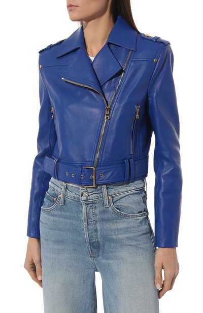 Кожаная куртка BALMAIN, арт. AF1TD055LB24, фото 3