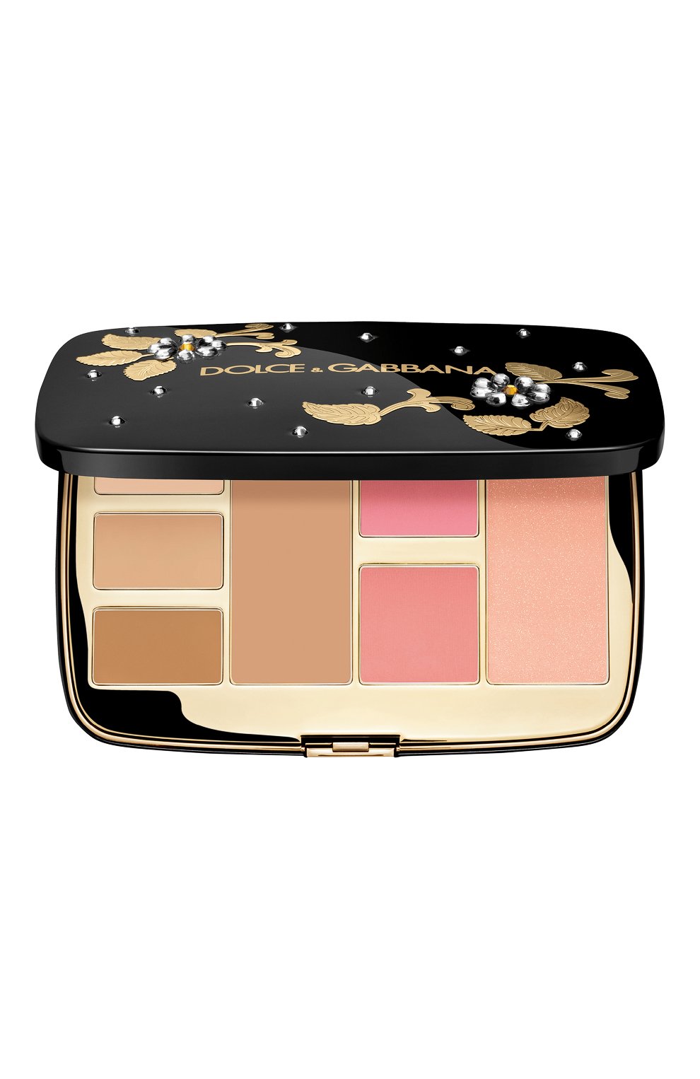 Палетка для лица all-in-one dolce skin DOLCE & GABBANA бесцветного цвета по цене 15800 руб., арт. 8555450DG, фото 1 Палетка для лица all-in-one dolce skin DOLCE & GABBANA, арт. 8555450DG, фото 1