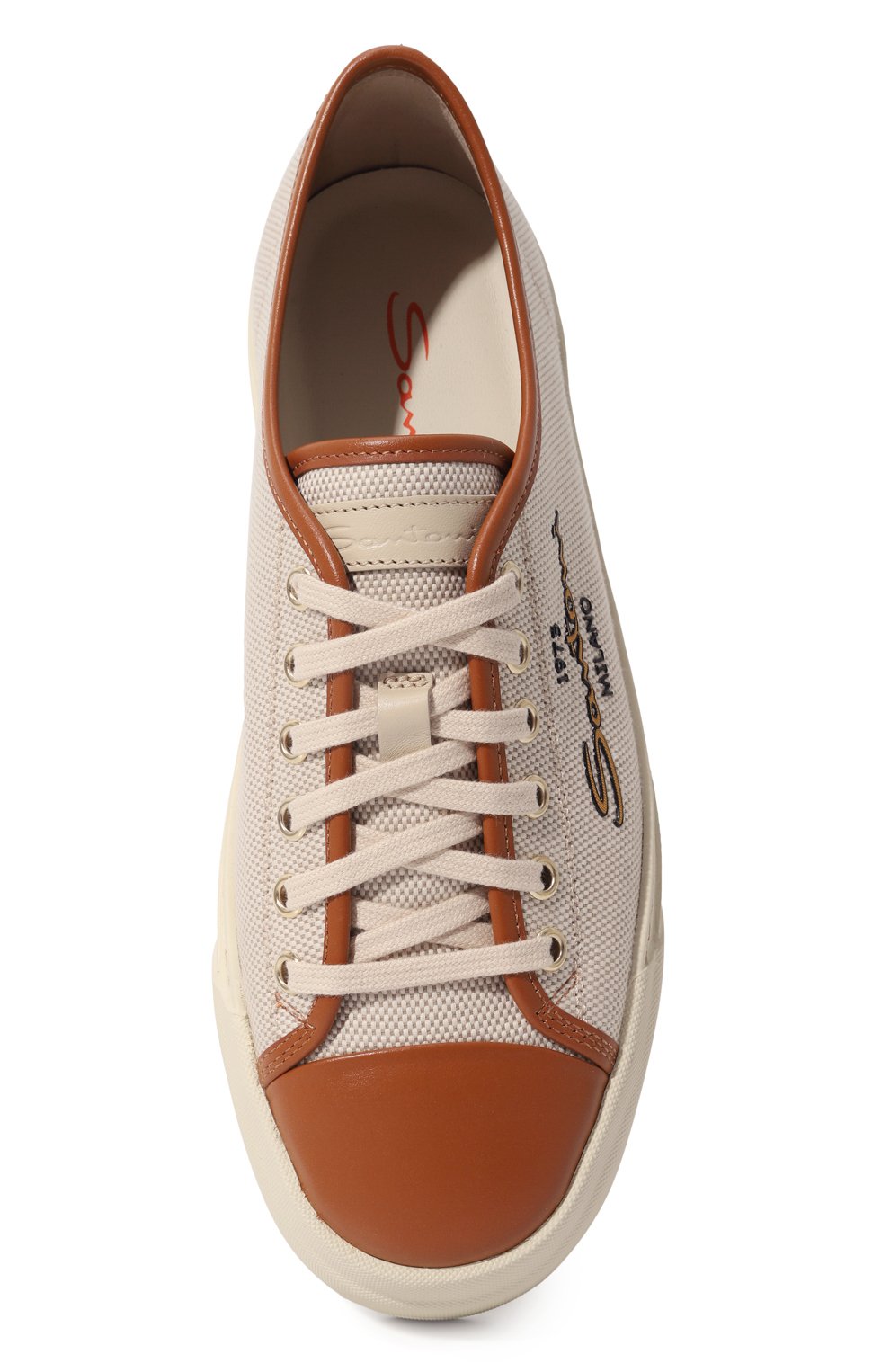 Комбинированные кеды SANTONI, арт. WBGE612410SSTTW8I57, фото 6