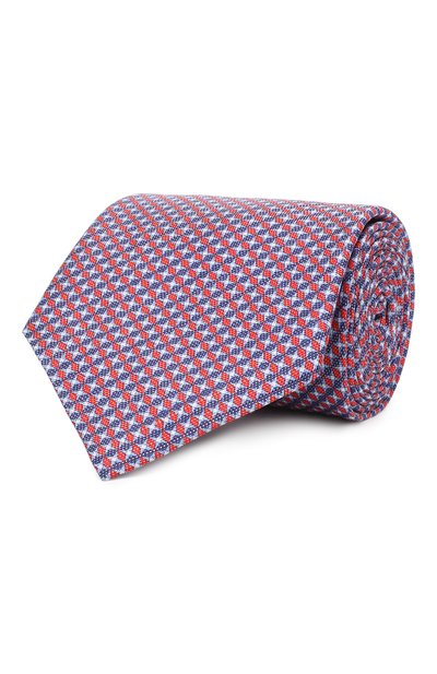 Мужской галстук из шелка и льна BRIONI, арт. 062H00/P840G