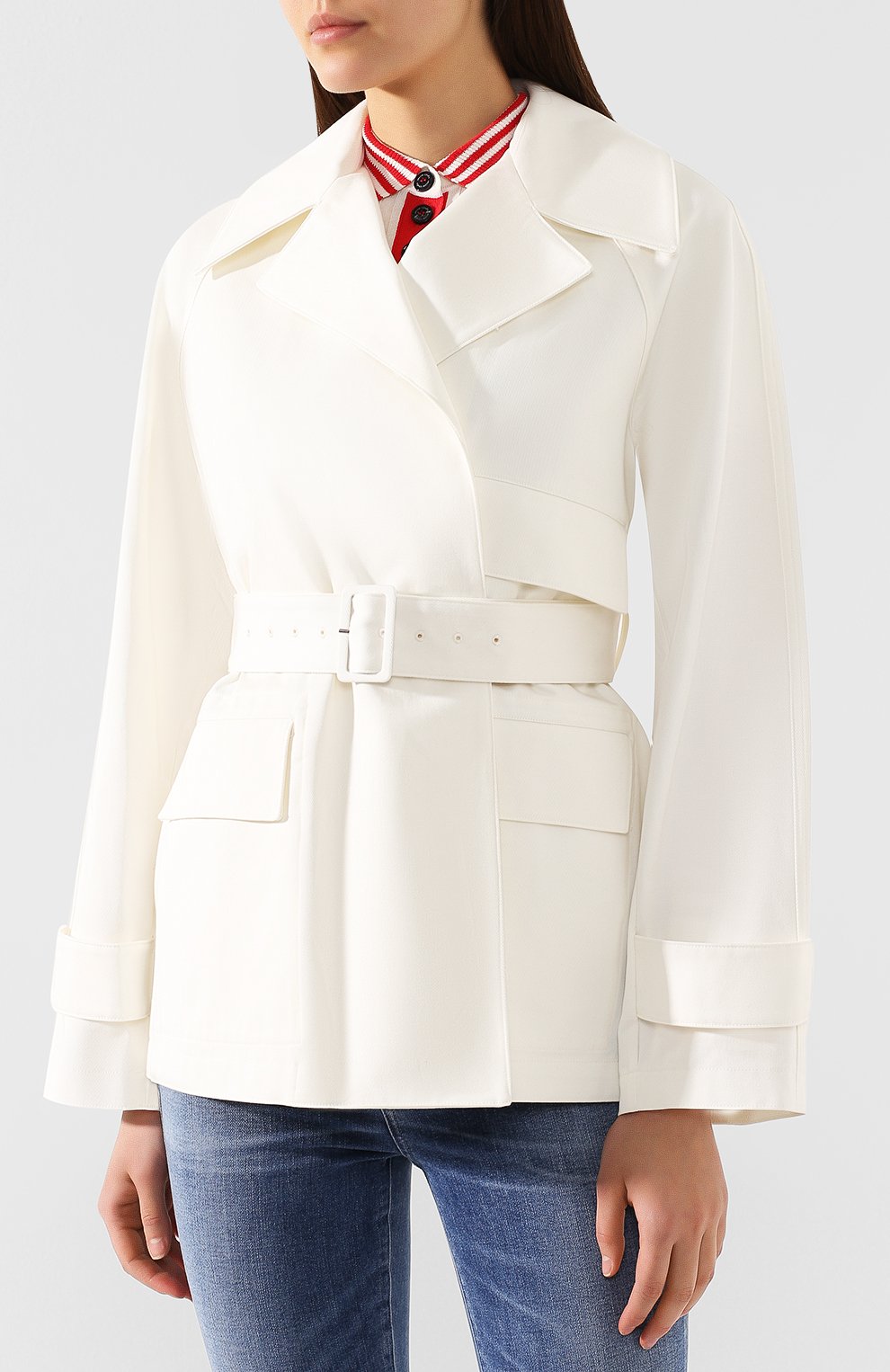 Хлопковое пальто THEORY, арт. J0104407, фото 3