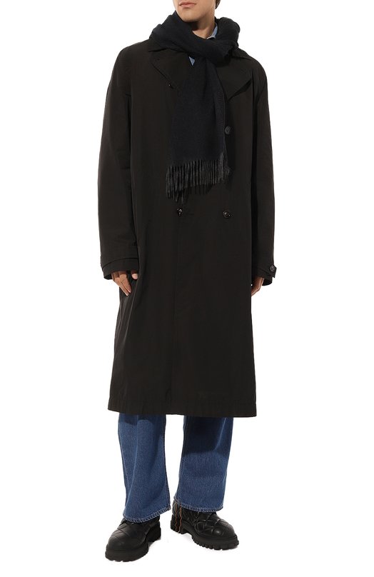 Кашемировый шарф Kiton USCIACXC1022 Серый  USCIACXC1022 Фото 2