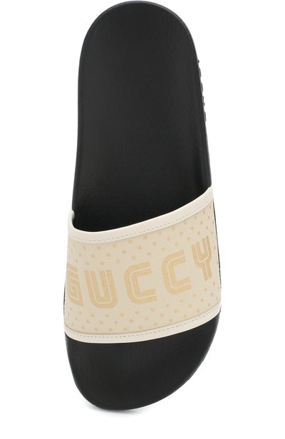 Резиновые шлепанцы с принтом GUCCI, арт. 519996/9QR10, фото 5