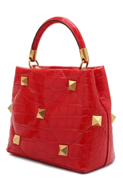 Сумка roman stud small из кожи аллигатора VALENTINO, арт. WW2B0I97/SXY/AMIS, фото 3