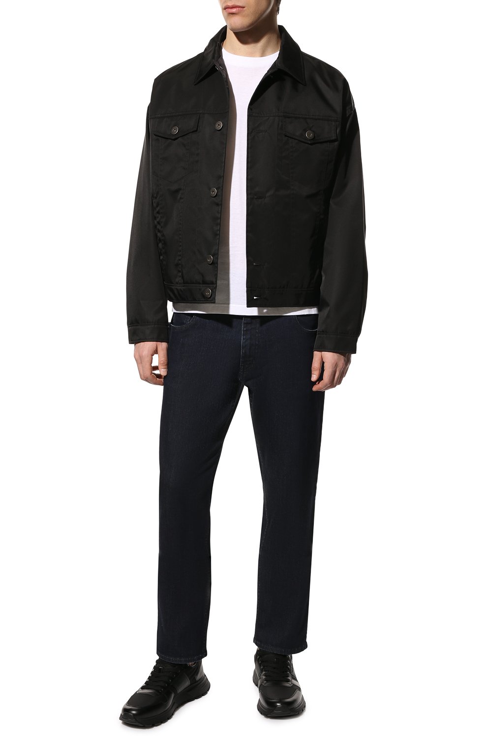 Комбинированные кроссовки prax 1 PRADA, арт. 4E3581-3LFR-F0002-G000, фото 2