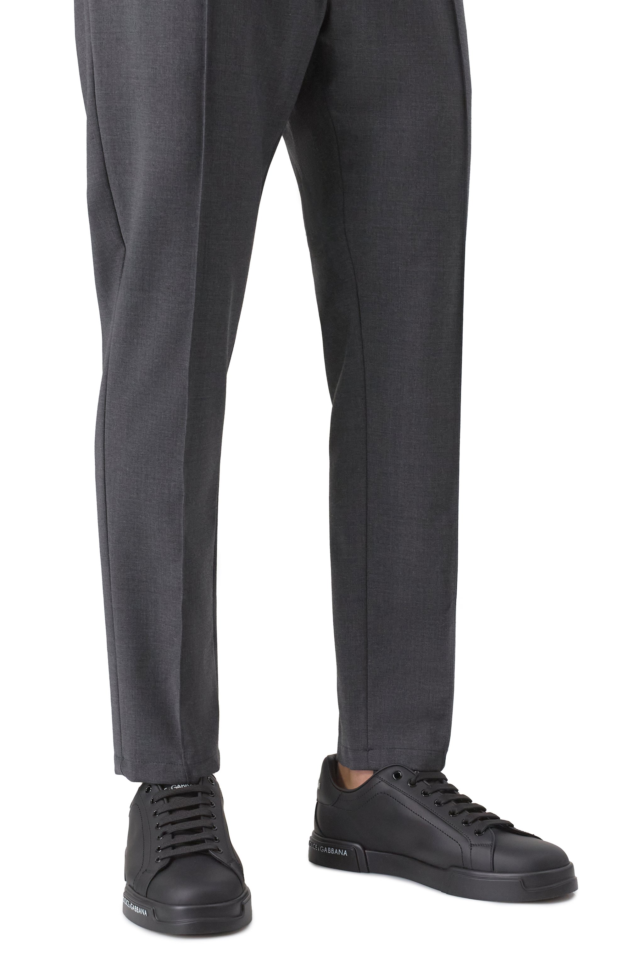 Кожаные кеды portofino light DOLCE & GABBANA, арт. CS2332/AA335, фото 3