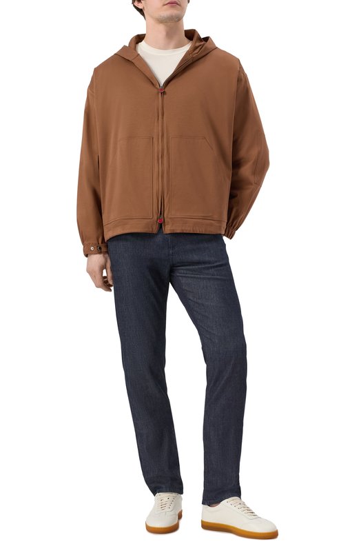 Кожаные кеды Corneliani 25TM60-2520910 Белый  25TM60-2520910 Фото 2