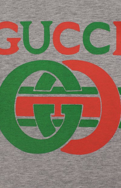 Хлопковая футболка GUCCI, арт. 548034/XJBCG, фото 3