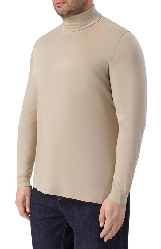 Хлопковая водолазка Van Laack VL-PELIN01-XX/180031/3XL-6XL Зелёный  VL-PELIN01-XX/180031/3XL-6XL Фото 3