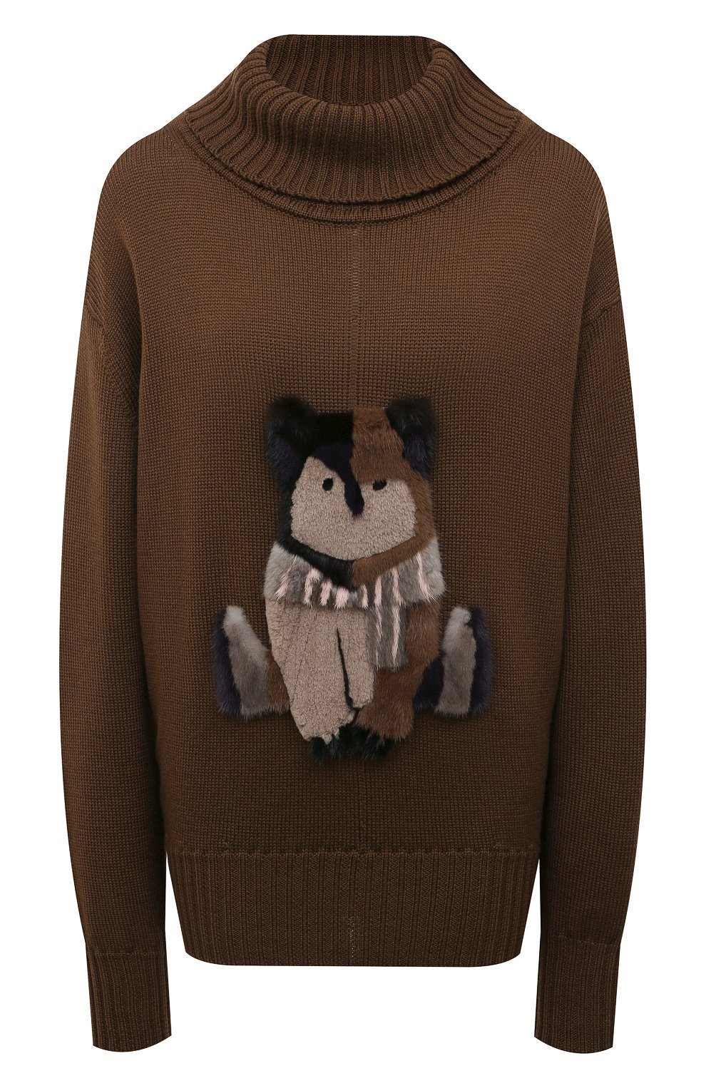 Шерстяной свитер с меховой отделкой COLOR TEMPERATURE, арт. М-10/511, фото 1