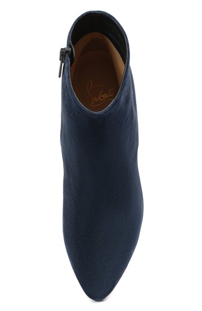 Замшевые ботильоны eloise 100 CHRISTIAN LOUBOUTIN, арт. eloise booty 100 veau velours, фото 5