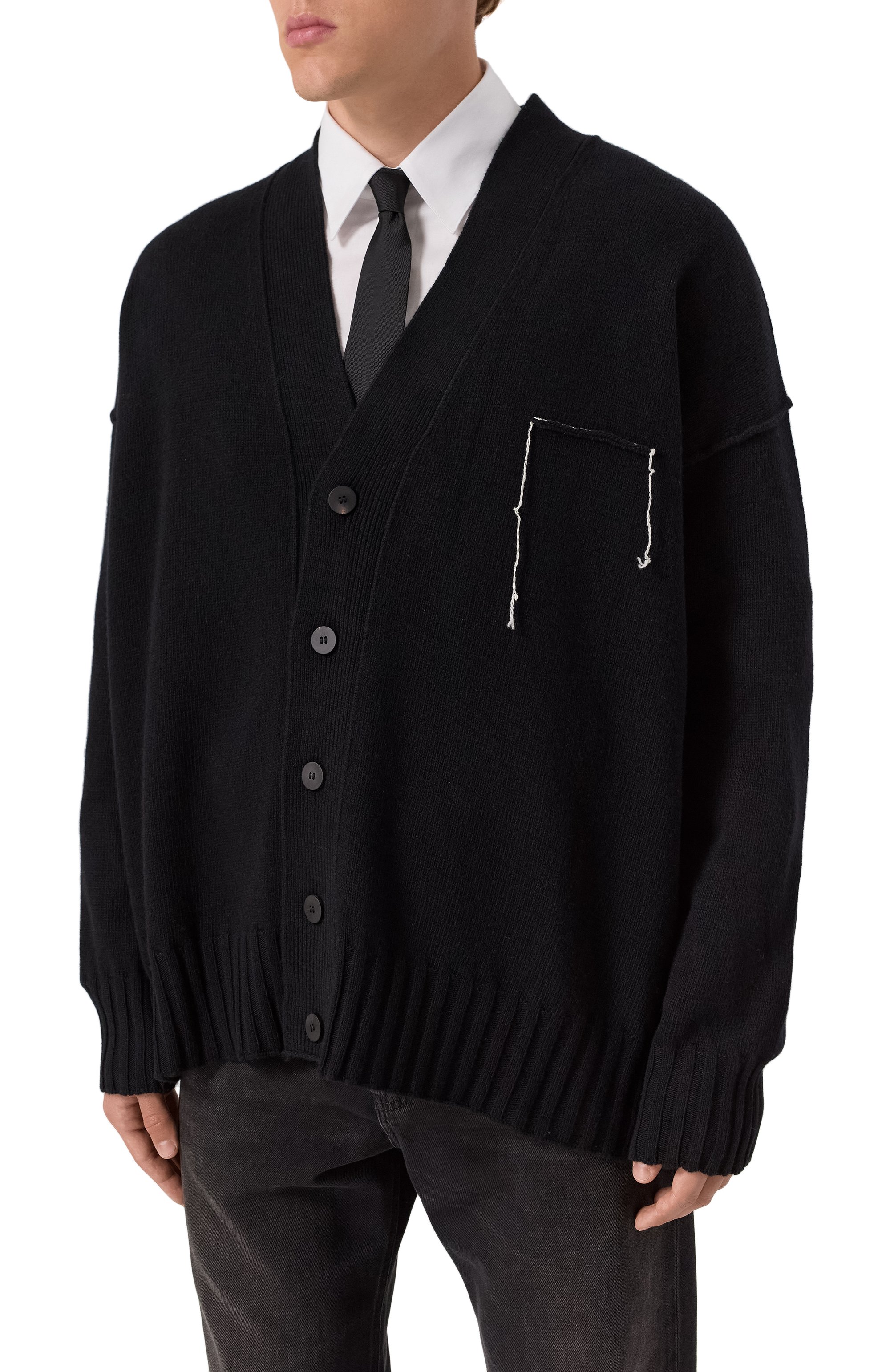 Кардиган из кашемира и шерсти ISABEL BENENATO, арт. UK23F25, фото 3