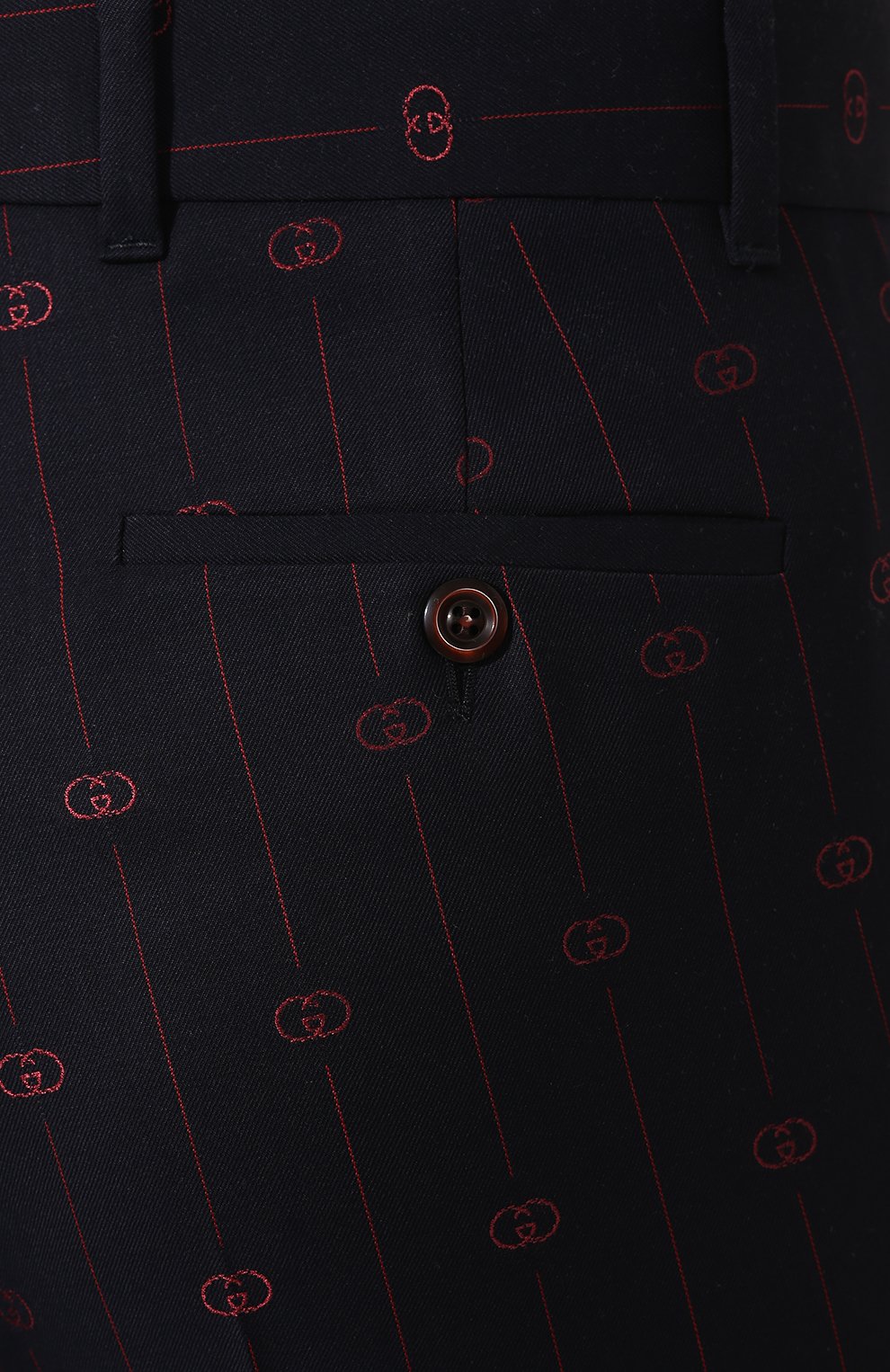 Шерстяные брюки GUCCI, арт. 595172/ZABJ0, фото 5