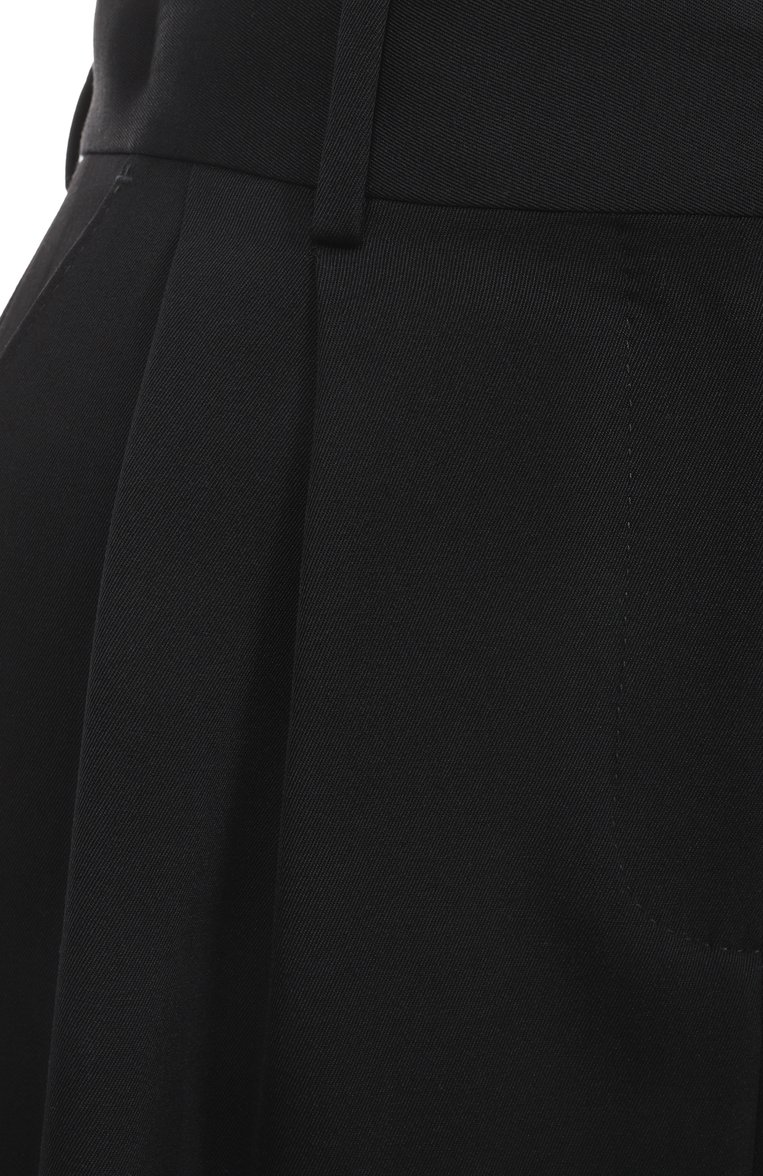 Женская шерстяная юбка DOLCE & GABBANA черного цвета, арт. F4CZUT/FUBGE | Фото 6 (Длина Ж (юбки, платья, шорты): Миди; Материал внешний: Шерсть; Стили: Классический; Женское Кросс-КТ: Юбка-карандаш; Размерность: Идёт в размер; Автоматизация состава: Проставлено; Автоматизация ТО: Проставлено)