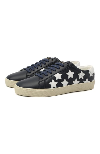 Кожаные кеды SAINT LAURENT, арт. 592541/0M550, фото 1