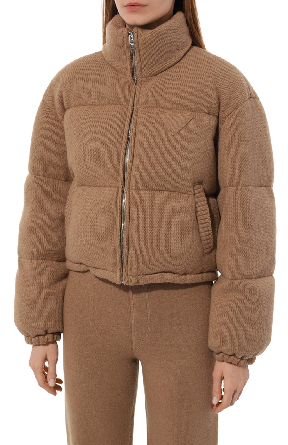 Пуховик из шерсти и ка шемира PRADA, арт. P25H88-1YFB-F0594-211, фото 3