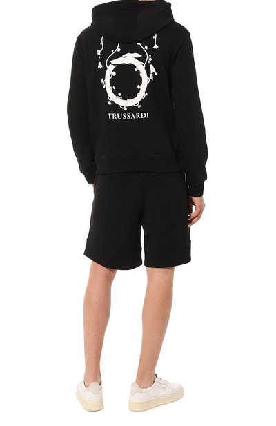 Хлопковое худи TRUSSARDI, арт. 52F00323-1T006398, фото 2