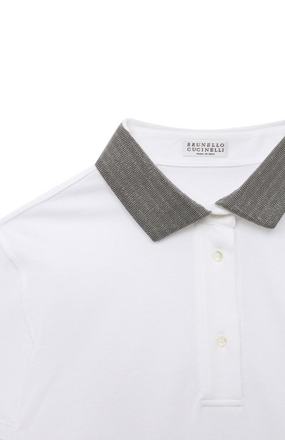 Хлопковое поло BRUNELLO CUCINELLI, арт. B0021T292C, фото 3