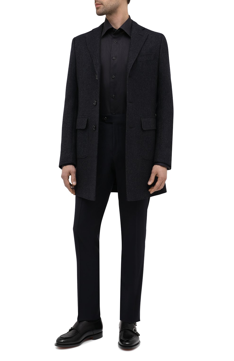 Шерстяные брюки CORNELIANI, арт. 864C05-0818537/02, фото 2