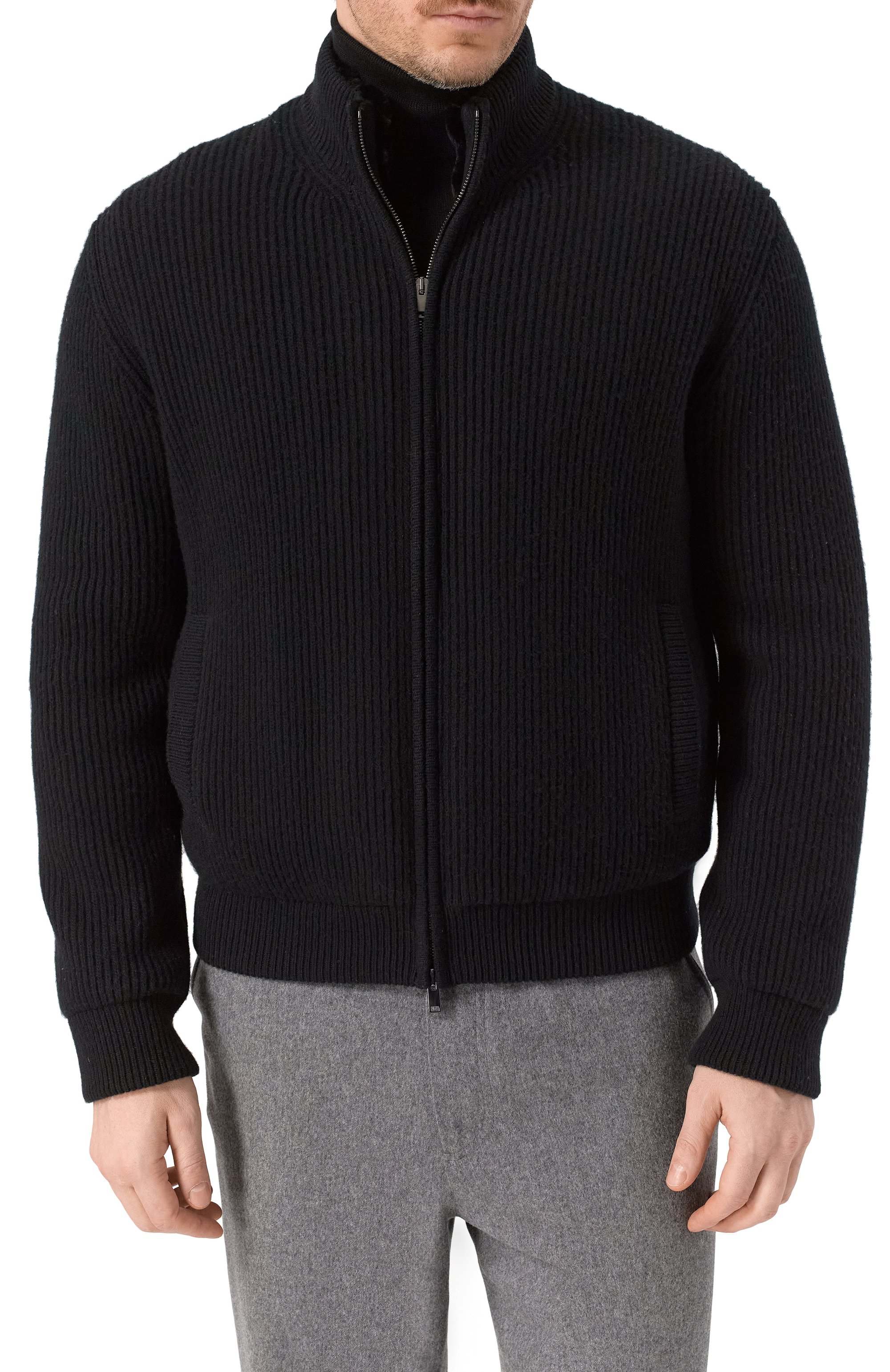 Кашемировый кардиган с подкладкой из норки MVST, арт. FTXTRECK-ES3625-3V/TR-ES3625-1, фото 3