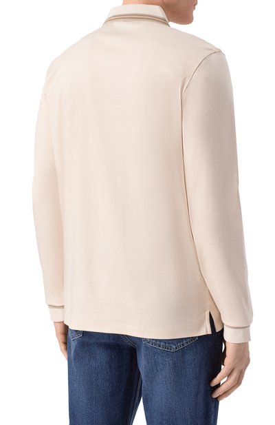 Хлопковое поло BOSS, арт. 50554530, фото 4