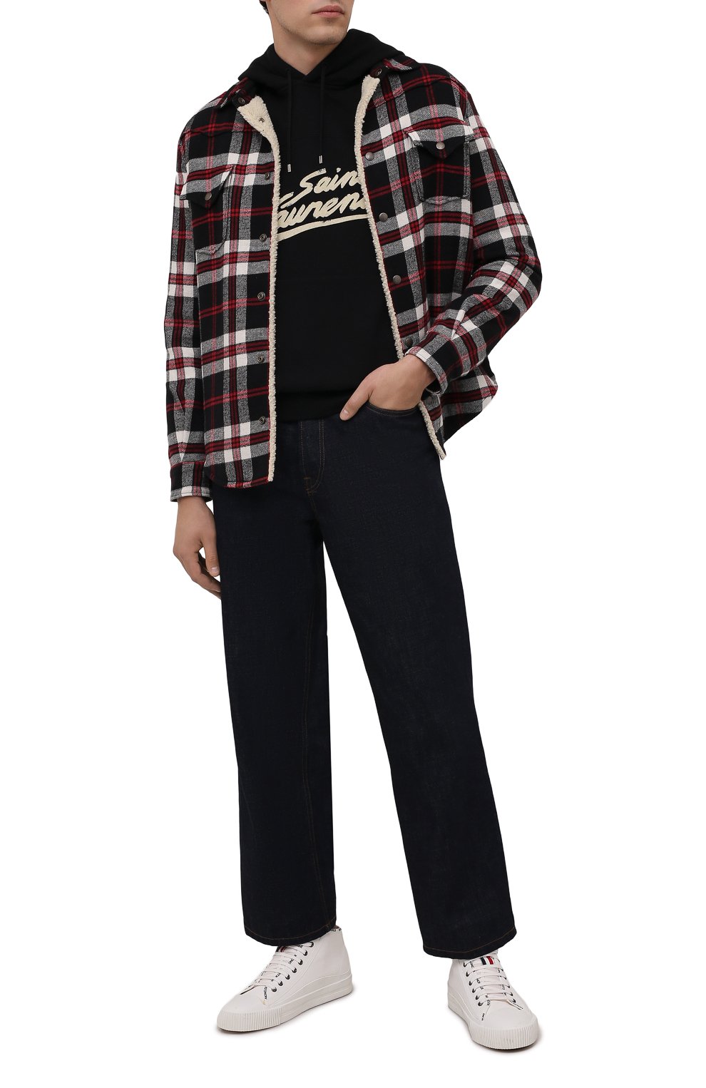 Утепленная куртка-рубашка SAINT LAURENT, арт. 668224/Y28VA, фото 2