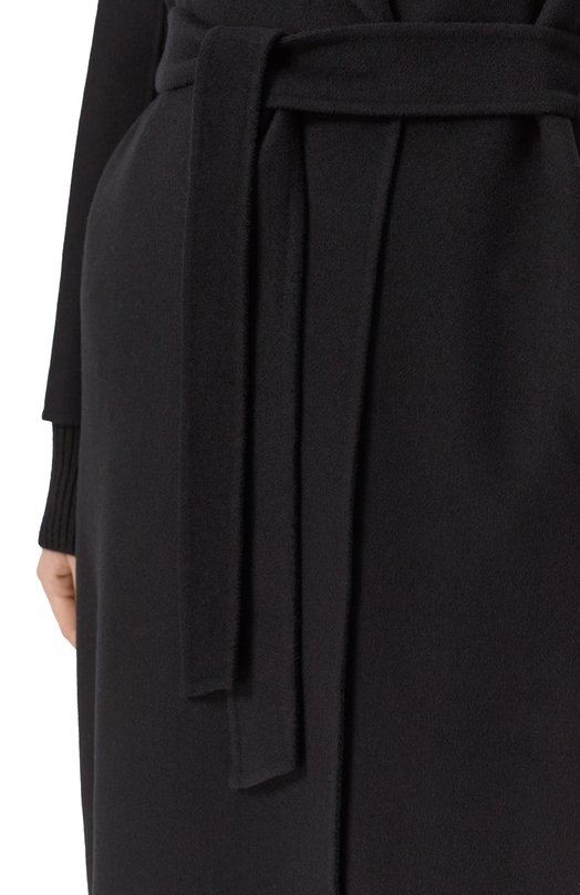 Пальто из шерсти и кашемира Max Mara Studio CLES Чёрный  CLES Фото 5