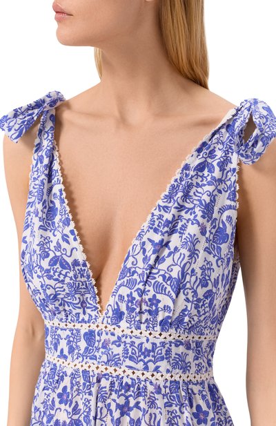 Хлопковое платье POUPETTE ST BARTH, арт. WPER26LC3TWU, фото 4