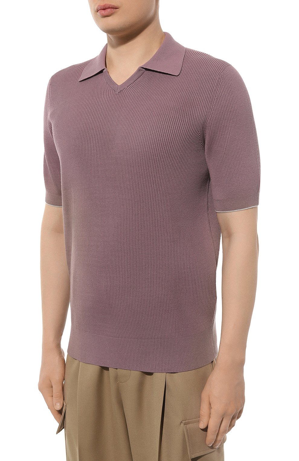 Хлопковое поло BRUNELLO CUCINELLI, арт. M2900B2020, фото 3