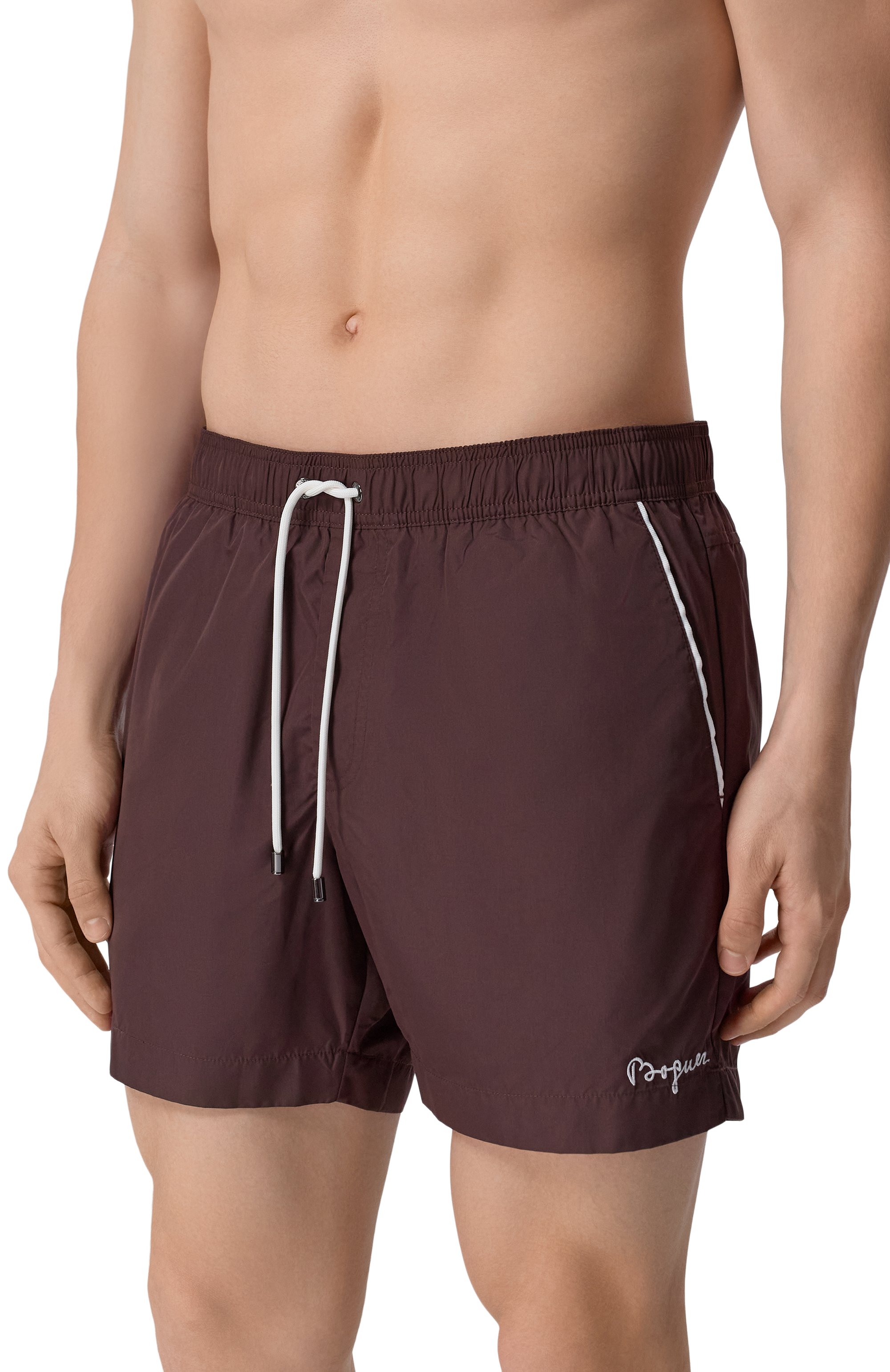 Плавки-шорты BOGNER темно-коричневого цвета по цене 15600 руб., арт. 18479657, фото 2 Плавки-шорты BOGNER, арт. 18479657, фото 2