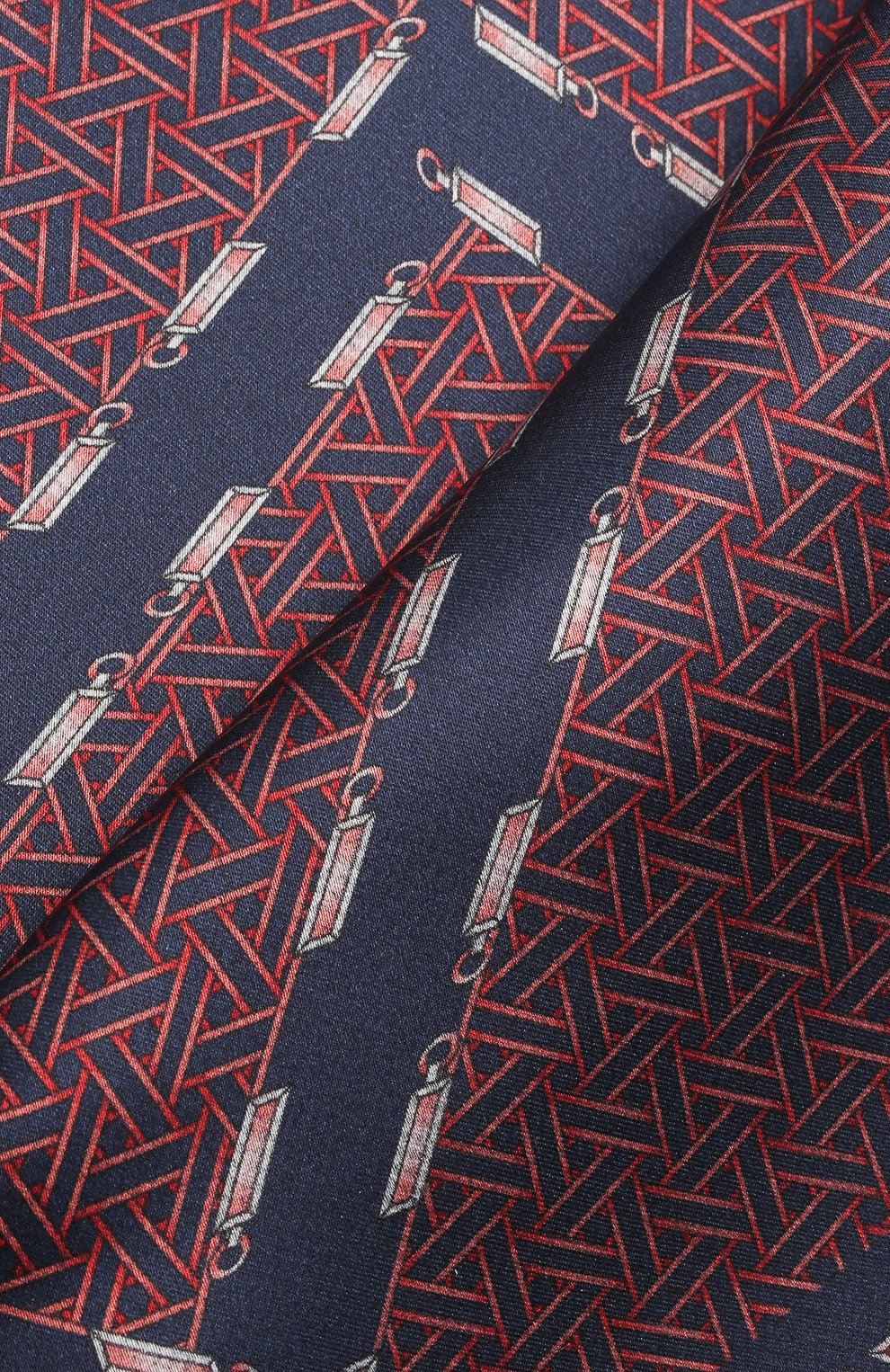 Шелковый платок ZILLI синего цвета по цене 8995 руб., арт. 51603/HANDKERCHIEF, фото 2 Шелковый платок ZILLI, арт. 51603/HANDKERCHIEF, фото 2