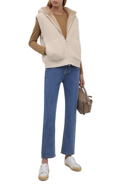 Кашемировый жилет с подкладкой из меха норки LORO PIANA, арт. FAL7054, фото 2