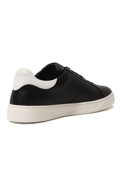 Кожаные кеды ddb0 LANVIN черного цвета по цене 49900 руб., арт. FM-SKDK0A-G0TE, фото 5 Кожаные кеды ddb0 LANVIN, арт. FM-SKDK0A-G0TE, фото 5