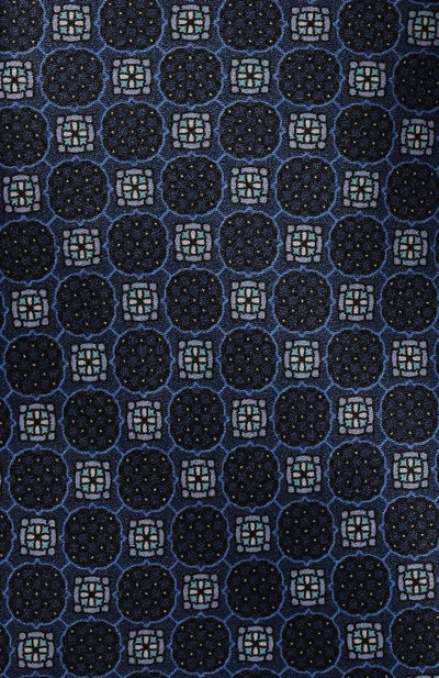 Шелковый галстук CANALI темно-синего цвета по цене 19950 руб., арт. 18/HS03950, фото 4 Шелковый галстук CANALI, арт. 18/HS03950, фото 4