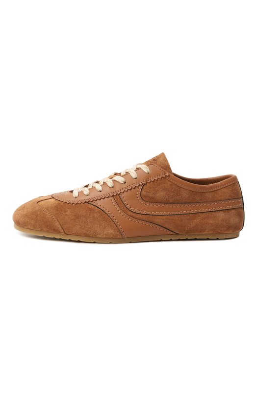 Замшевые кеды Dries Van Noten 021727-126-712 Коричневый  021727-126-712 Фото 4