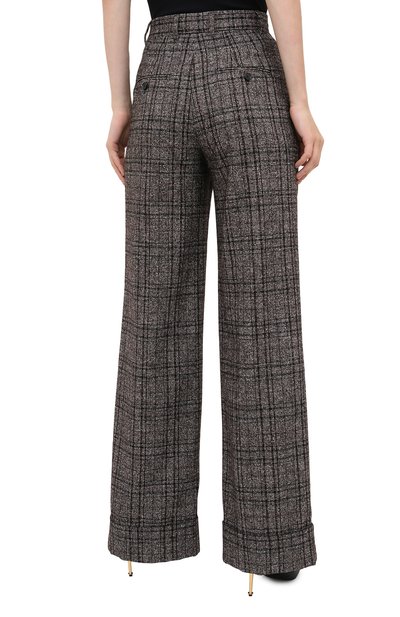 Брюки из шерсти и хлопка DOLCE & GABBANA, арт. FTBM0T/FQMH2, фото 5