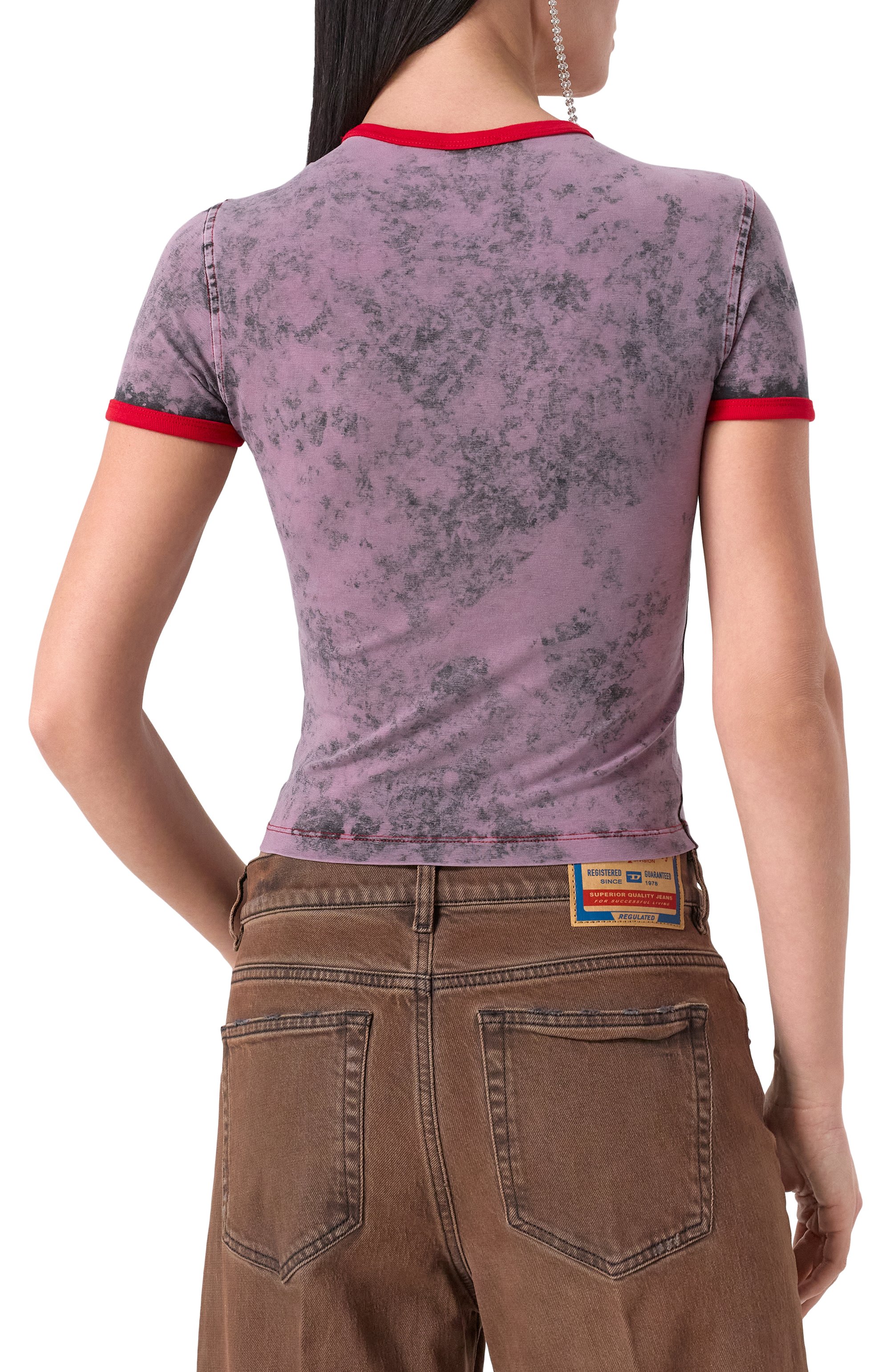 Хлопковый топ DIESEL, арт. A16825/0JQAU, фото 4