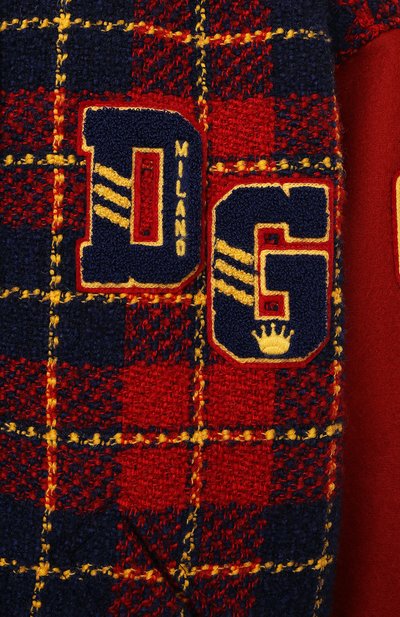 Шерстяной бомбер DOLCE & GABBANA, арт. L51B60/G7YYP/2-6, фото 3