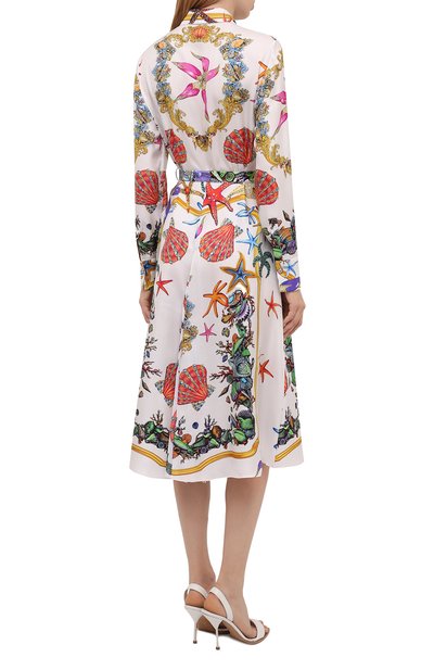 Шелковое платье VERSACE, арт. A89136/1F01000, фото 4