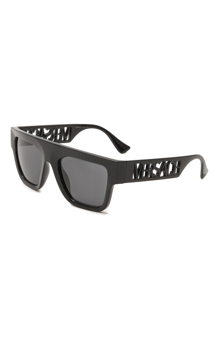 Женские солнцезащитные очки VERSACE черного цвета, арт. 4430U-GB1/87 | Фото 1 (Тип очков: С/з; Кросс-КТ: С/з-унисекс; Нос: Не проставлено; Региональные ограничения белый список (Axapta Mercury): Не проставлено; Материал: Пластик; Очки форма: Квадратные; Оптика Гендер: оптика-унисекс)