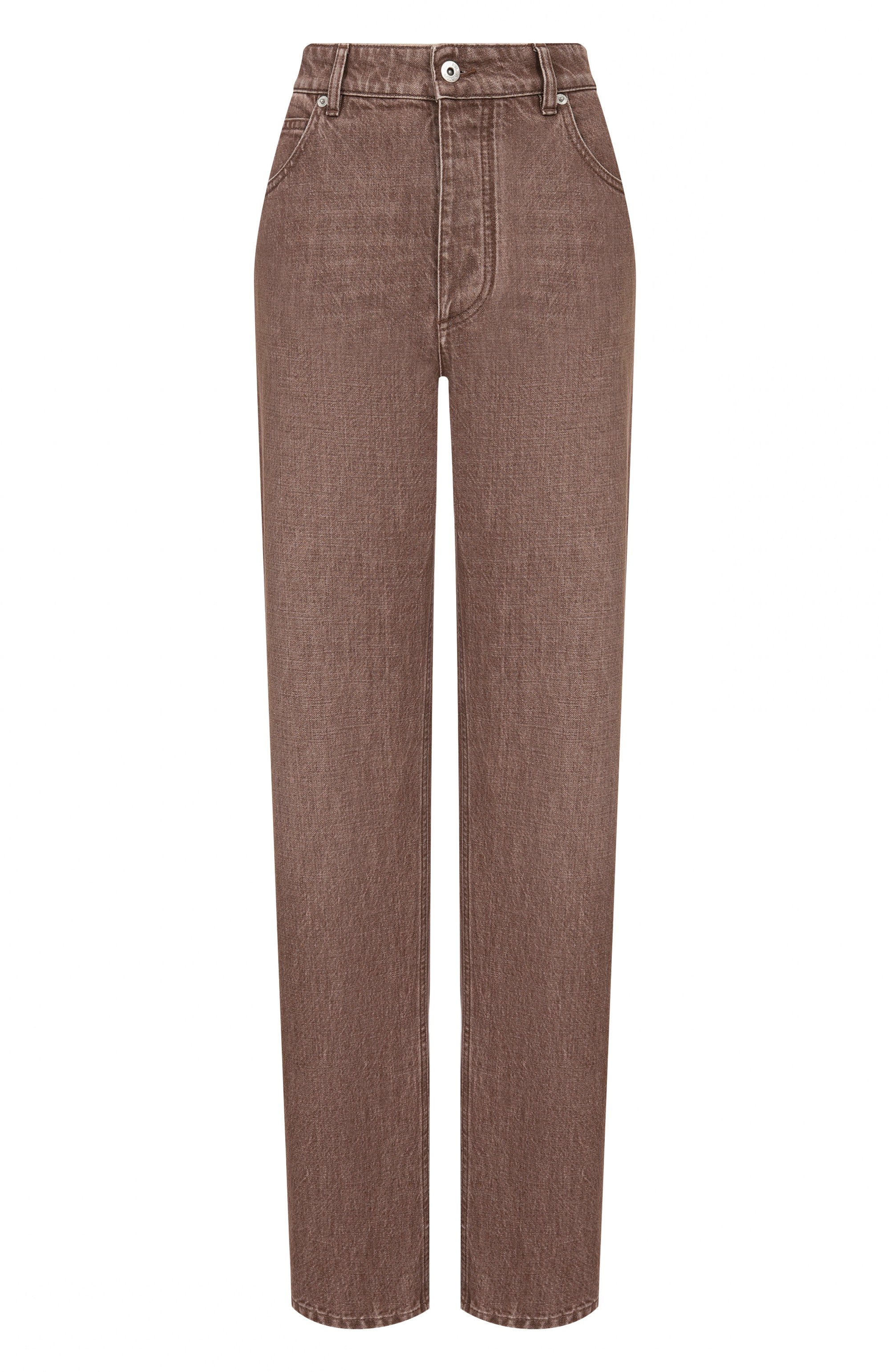 Джинсы BOTTEGA VENETA светло-коричневого цвета по цене 123500 руб., арт. 841017/V4ZN0, фото 1 Джинсы BOTTEGA VENETA, арт. 841017/V4ZN0, фото 1