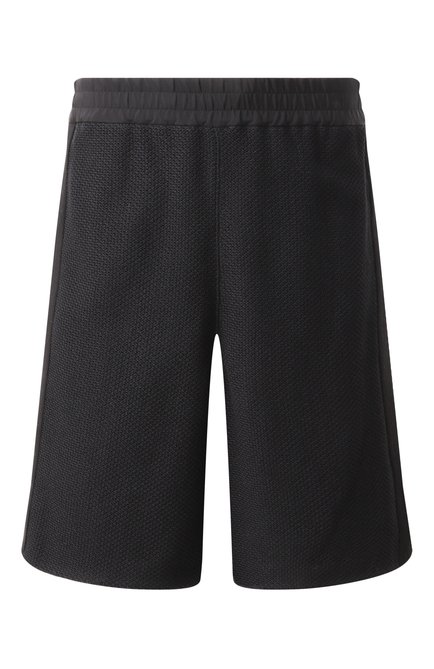 Мужские хлопковые шорты JIL SANDER черного цвета, арт. J22MU0131/J20258 | Фото 1 (Длина Шорты М: Ниже колена; Драгоценные камни: Проставлено; Материал сплава: Проставлено)