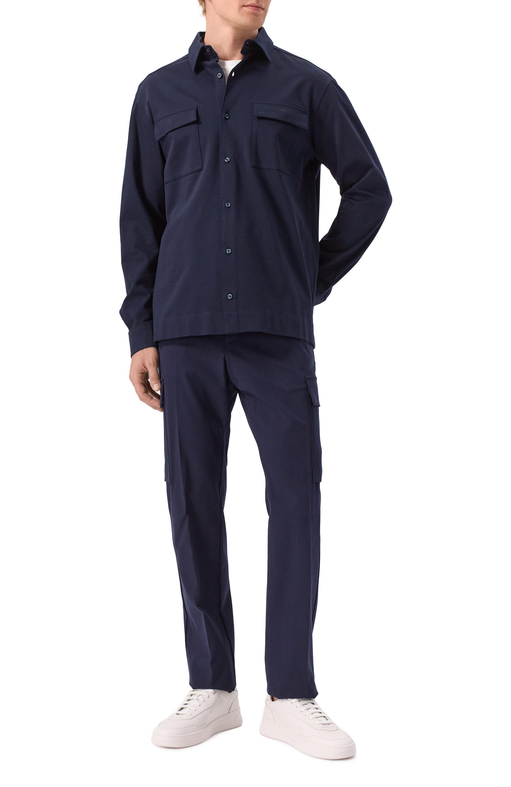 Хлопковая рубашка PAUL&SHARK, арт. 25413352/S, фото 2