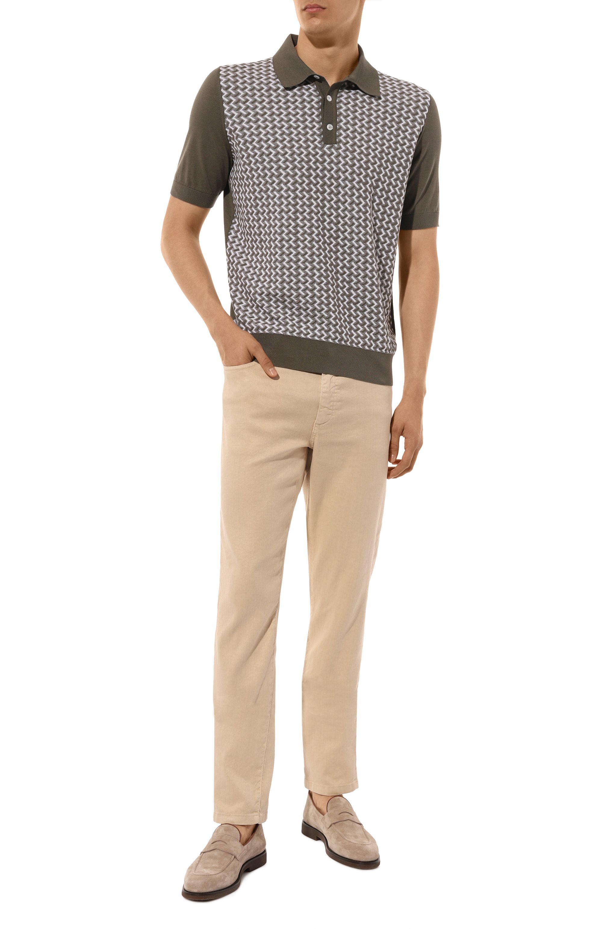 Поло из шелка и хлопка ZILLI, арт. KBP002M0145VMEXC0, фото 2