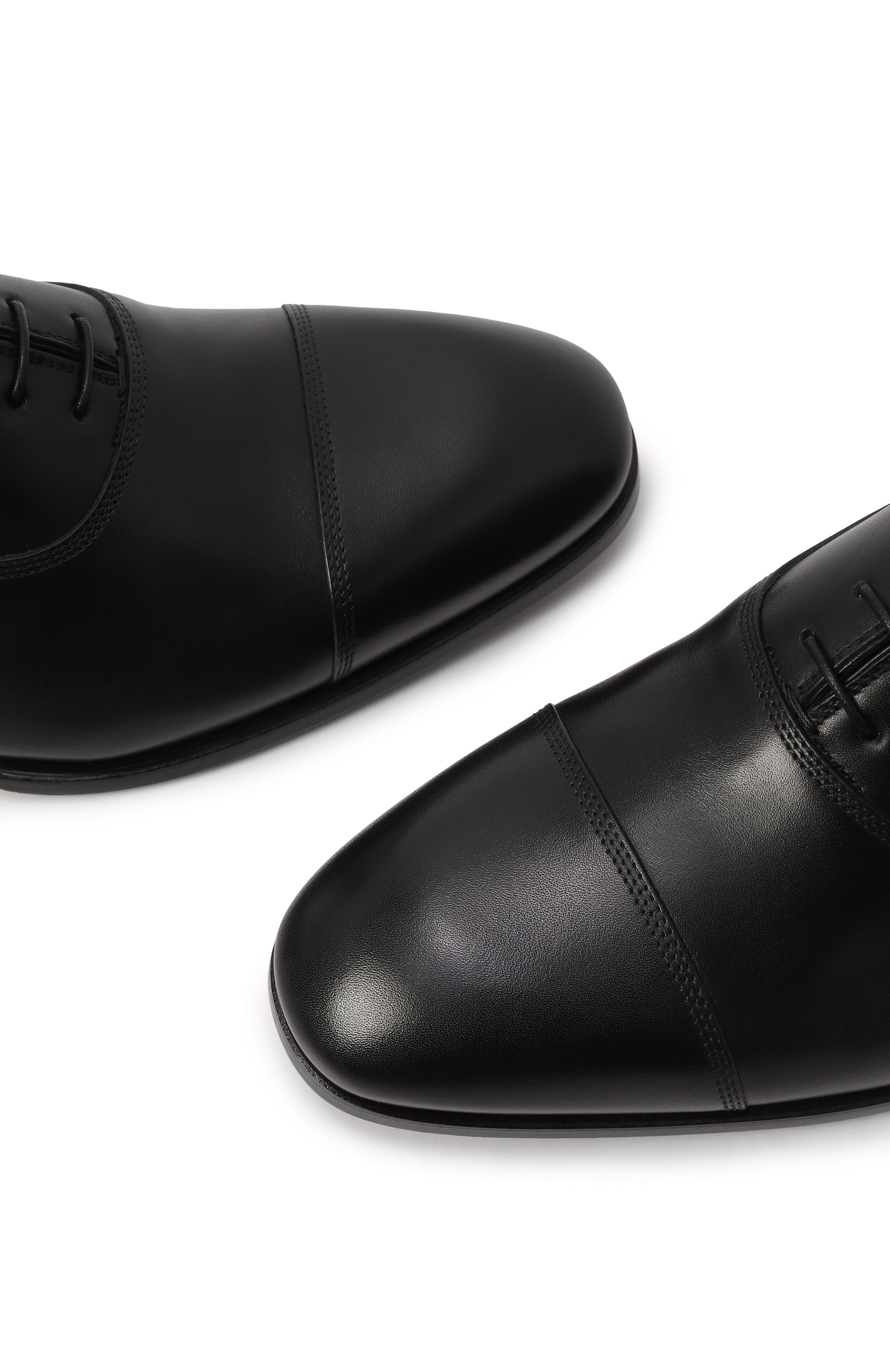 Кожаные оксфорды adrian SANTONI, арт. MCAG18883JC6BNTG, фото 7