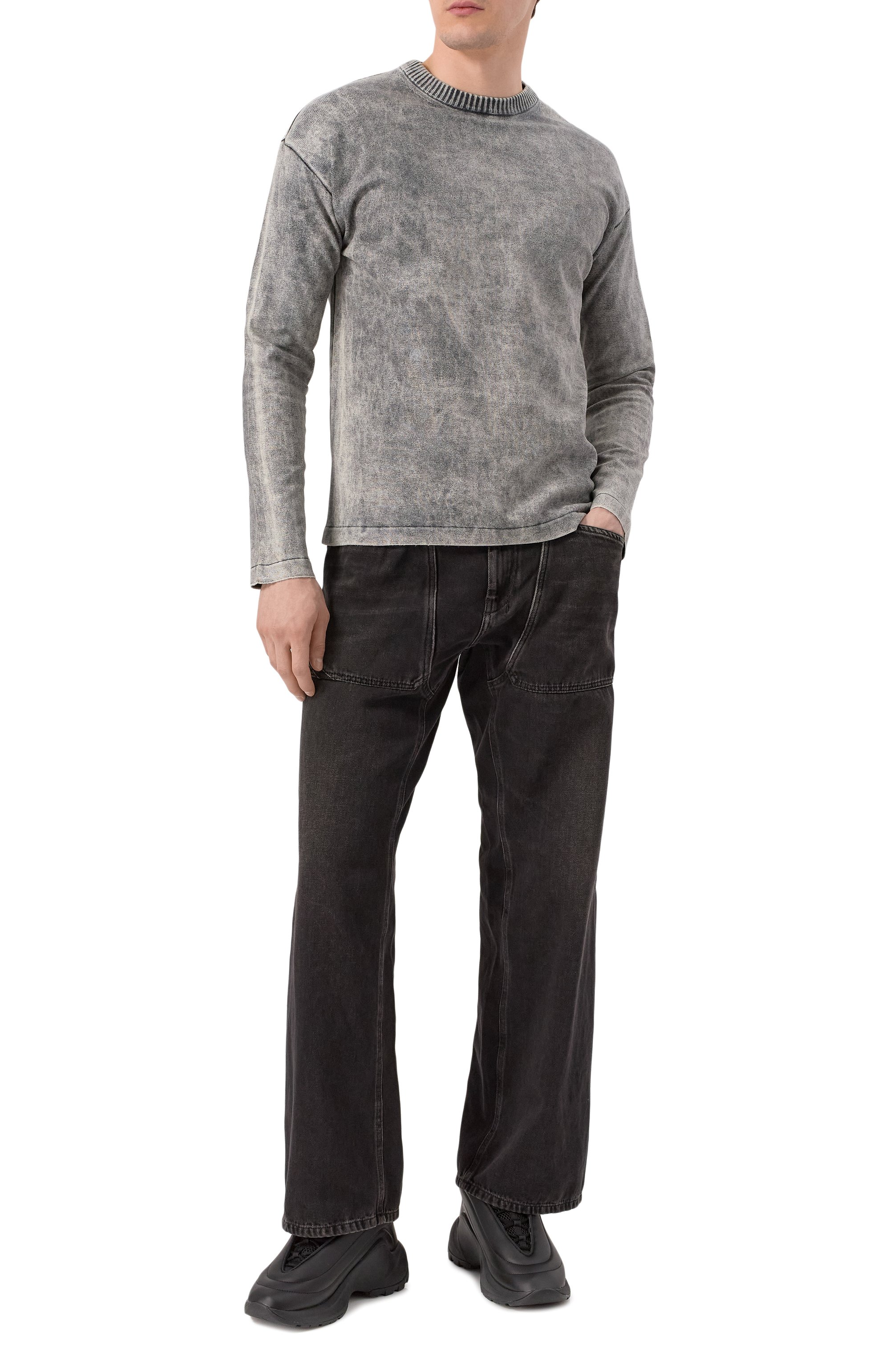 Хлопковый свитшот DIESEL, арт. A19226/0AFBU, фото 2