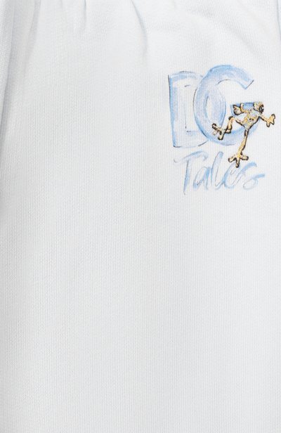 Хлопковые джоггеры DOLCE & GABBANA голубого цвета по цене 32050 руб., арт. L1JPKG/G7P8H, фото 3 Хлопковые джоггеры DOLCE & GABBANA, арт. L1JPKG/G7P8H, фото 3