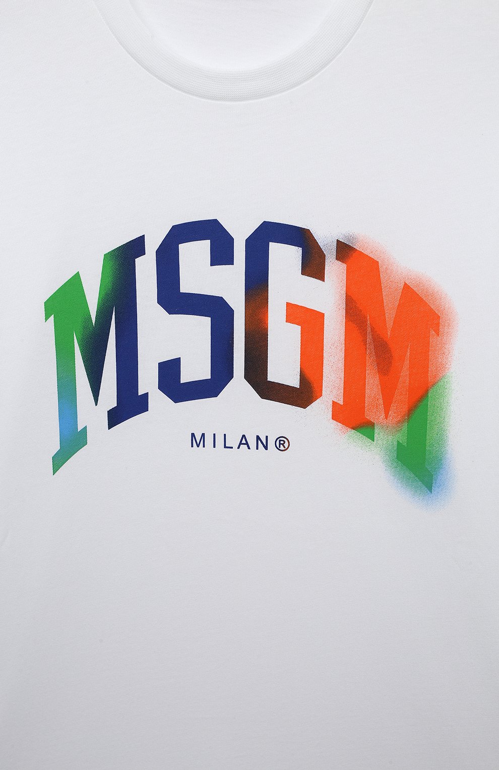 Хлопковая футболка MSGM KIDS, арт. F3MSJBTH110, фото 3