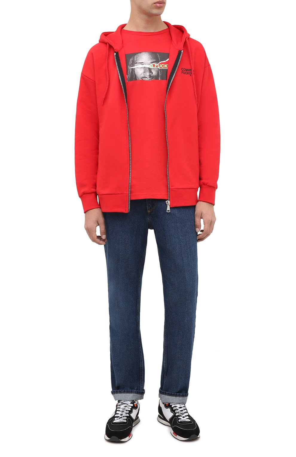 Хлопковая футболка COMME DES FUCKDOWN, арт. CDFU1077, фото 2