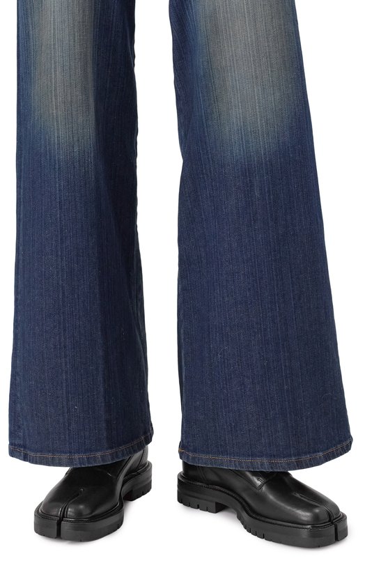 Кожаные ботинки Tabi Maison Margiela S39WU0225/P3292 Чёрный  S39WU0225/P3292 Фото 2